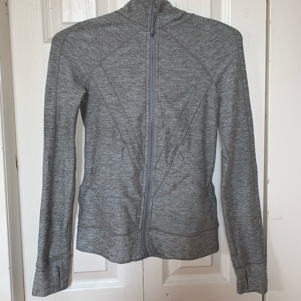 Grey Lululemon Ivivva zip up jacket